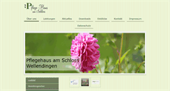 Desktop Screenshot of pflegehaus-wellendingen.de