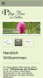 Mobile Screenshot of pflegehaus-wellendingen.de